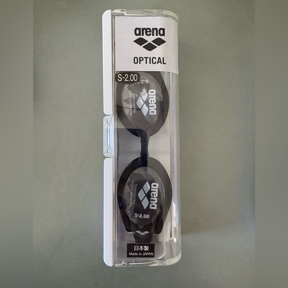 Arena Optical Swim Goggles Black / Corrective -2.00
